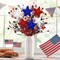 12-Piece Glittery Patriotic Star Picks – Red, White & Blue Foam Star Sticks for 4th of July, Memorial Day & Independence Day Party Table Centerpiece Decorations